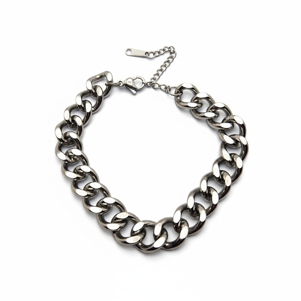 Elegant Silver Chain Bracelet